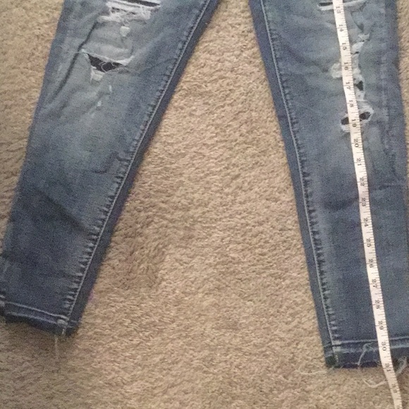 American Eagle Hi-Rise Legging Crop Jeans .Size 0 - Picture 5 of 5